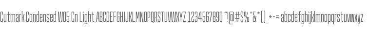 CutmarkCondensedW05-CnLight