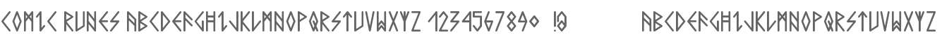 Comic Runes