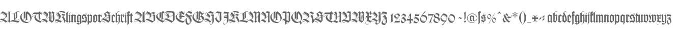 ALOTWKlingsporSchrift