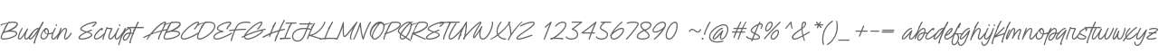 Budoin Script