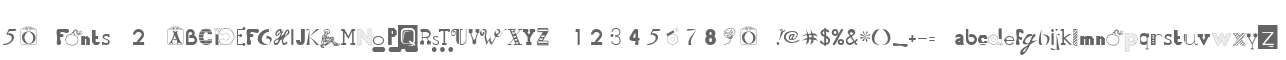 50 Fonts 2