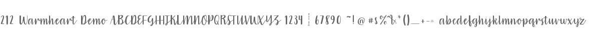 212 Warmheart Demo