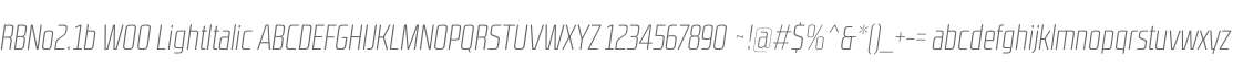 RBNo2.1b W00 LightItalic