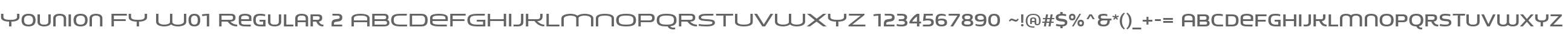 Younion FY W01 Regular 2