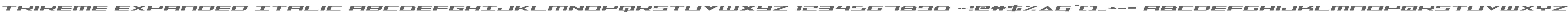 Trireme Expanded Italic