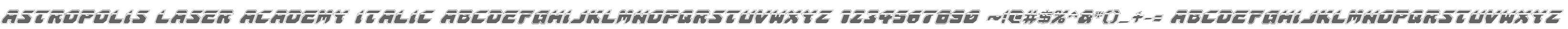 Astropolis Laser Academy Italic