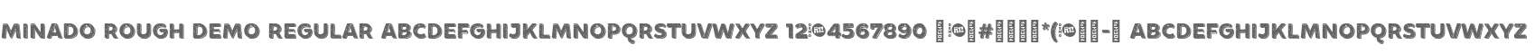 Minado Rough Demo