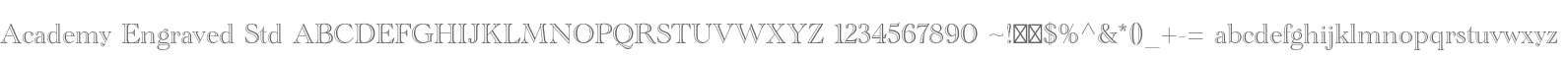 Academy Engraved Std