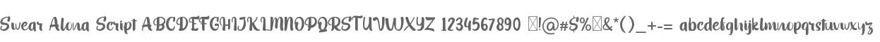 Swear Alona Script