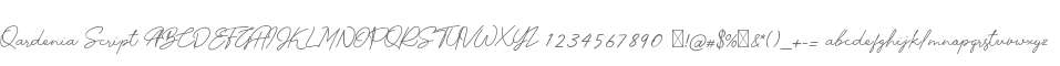 Qardenia Script