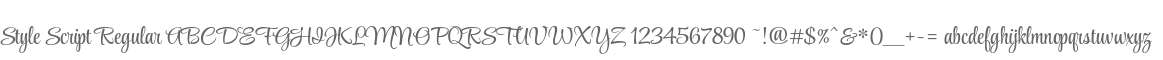 Style Script
