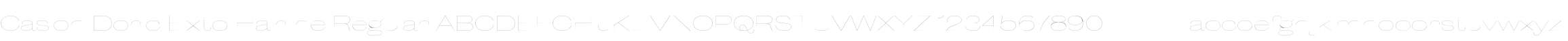 Caslon Doric Extd Hairline Regular