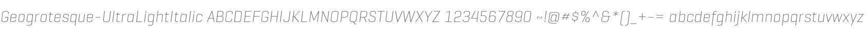 Geogrotesque-UltraLightItalic