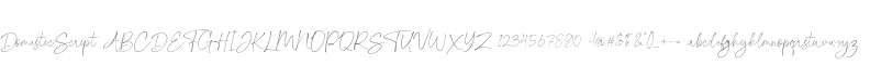 Domestic Script