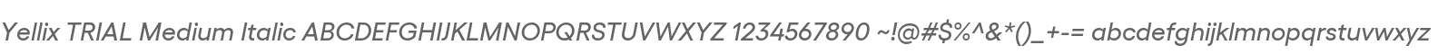 Yellix TRIAL Medium