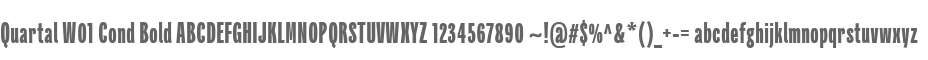 Quartal W01 Cond Bold