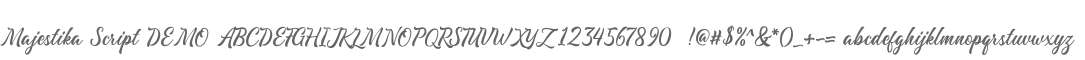 Majestika Script DEMO
