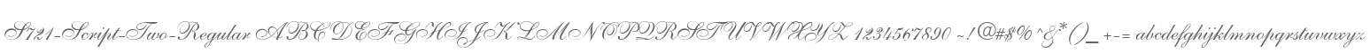 S721-Script-Two-Regular