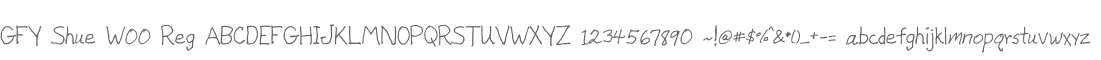 GFY Shue W00 Reg