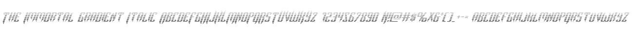 The Immortal Gradient Italic