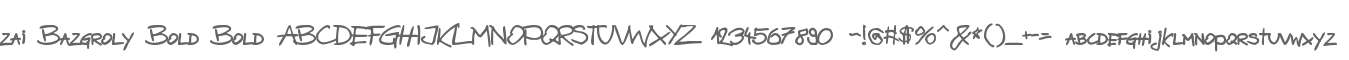 zai Bazgroly Bold Bold
