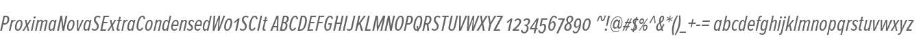 ProximaNovaSExtraCondensedW01SCIt