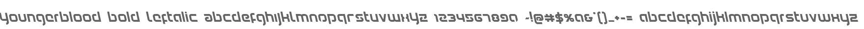 Youngerblood Bold Leftalic