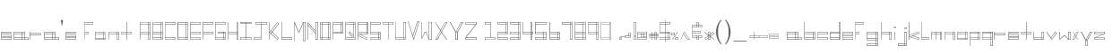 sara's font