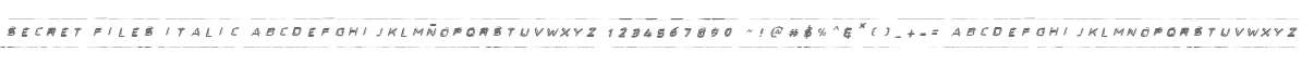 Secret Files Italic