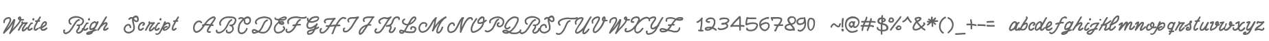 Write Righ Script
