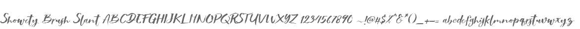Showety Brush Slant
