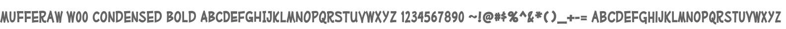 Mufferaw W00 Condensed Bold