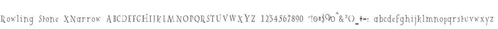 Rowling Stone XNarrow