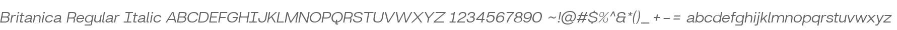 Britanica-RegularItalic