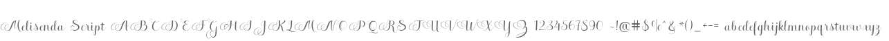 Melisenda Script