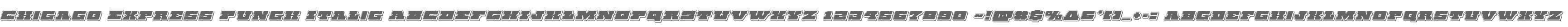 Chicago Express Punch Italic
