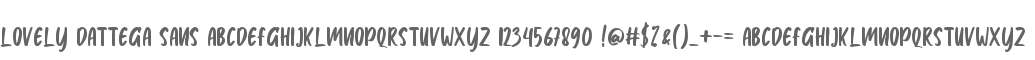 Lovely Dattega Sans