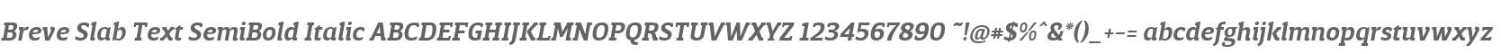 BreveSlabText-SemiBoldItalic