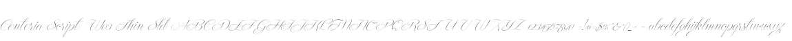 Centeria Script W03 Thin Sld