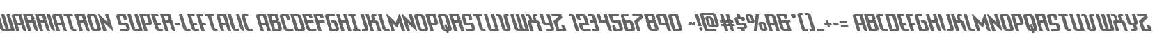 Warriatron Super-Leftalic
