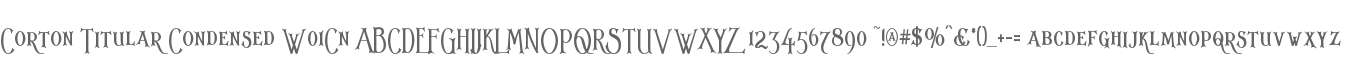 Corton Titular Condensed W01Cn