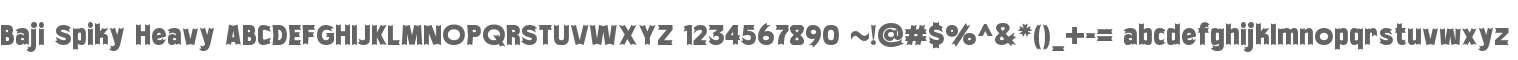 Baji Spiky Heavy
