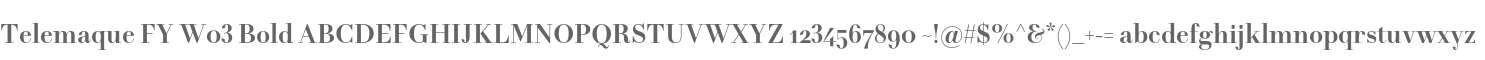 Telemaque FY W03 Bold