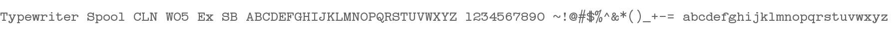 TypewriterSpoolCLNW05-ExSB