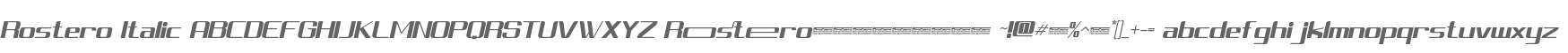 Rostero