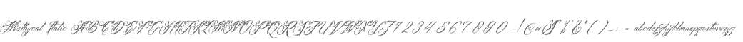 Misthycal Italic