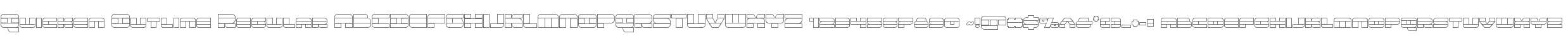 Quicken Outline Regular