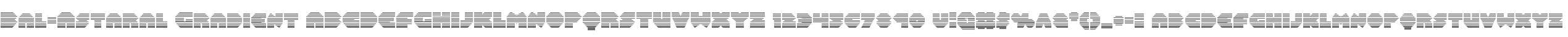 Bal-Astaral Gradient