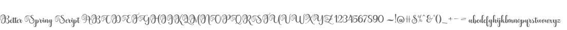 Better Spring Script