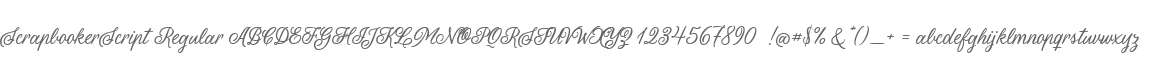 ScrapbookerScript-Regular